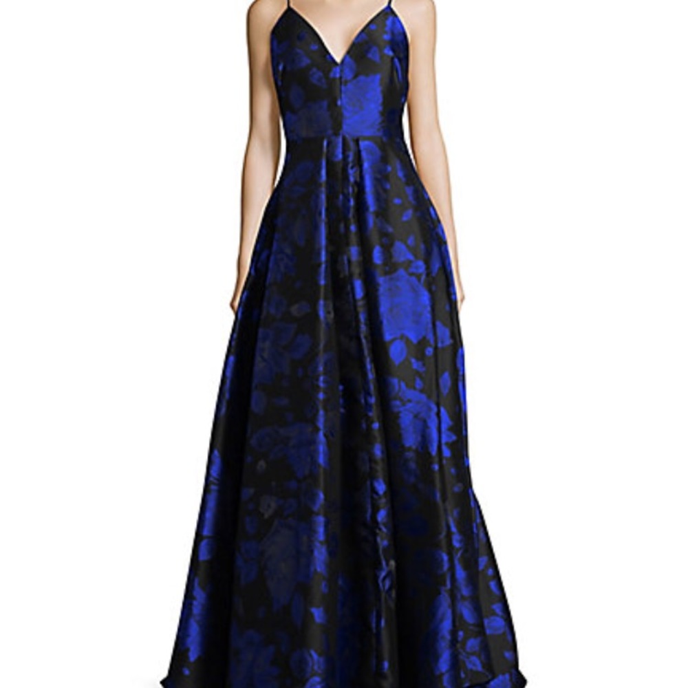 Calvin Klein size 10 floral jacquard ball gown 💃